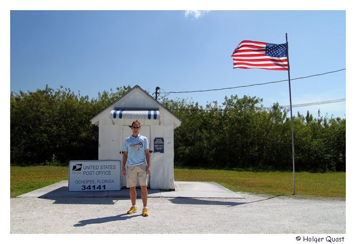 Ochobee das kleinste Postamt der USA