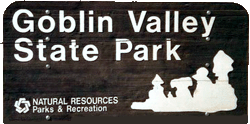 Goblin Valley - Schild