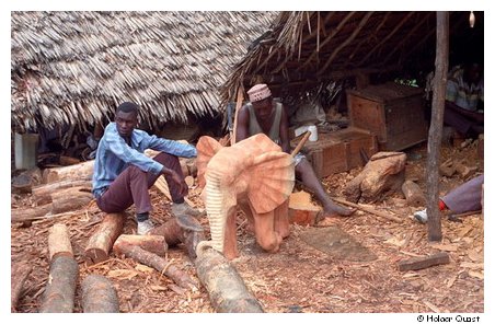 Holzschnitzer - Kenia