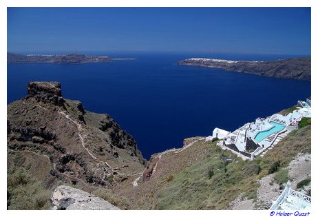 Skaros Felsen bei Imerovigli - Santorini