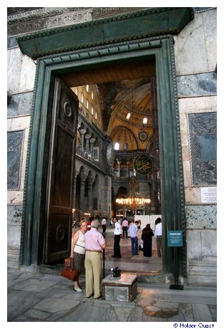 Eingang zur Hagia Sophia - Istanbul