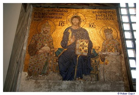 Mosaik in der Hagia Sophia - Istanbul