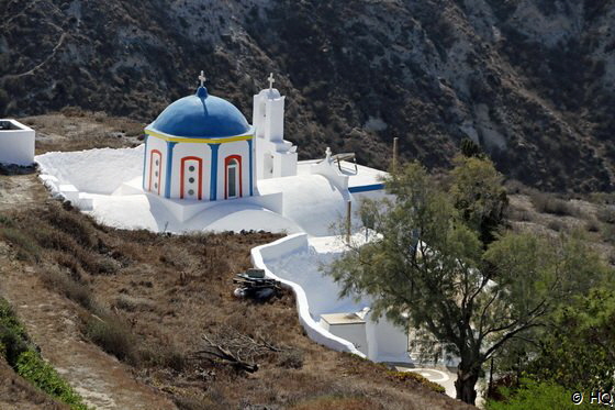 Kirche Agios Panteleimon auf Thirassia Santorini